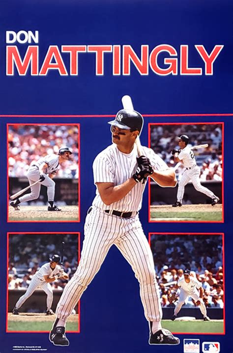 Don Mattingly "Superstar" New York Yankees MLB Action Poster - Starlin – Sports Poster Warehouse