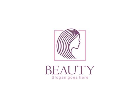 Woman face logo design vector illustration. Woman face suitable for beauty and cosmetic company ...