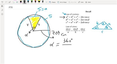 SOLVED:A polygon of nine sides, each of length 2, is inscribed in a circle. The radius of the ...