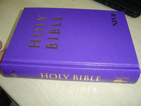 NIV Holy Bible: The Drama of the Bible, Violet Purple Hardcover by New International Version ...