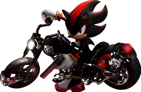 Shadow The Hedgehog — With Motorcycle - Shadow the Hedgehog - Gallery ...