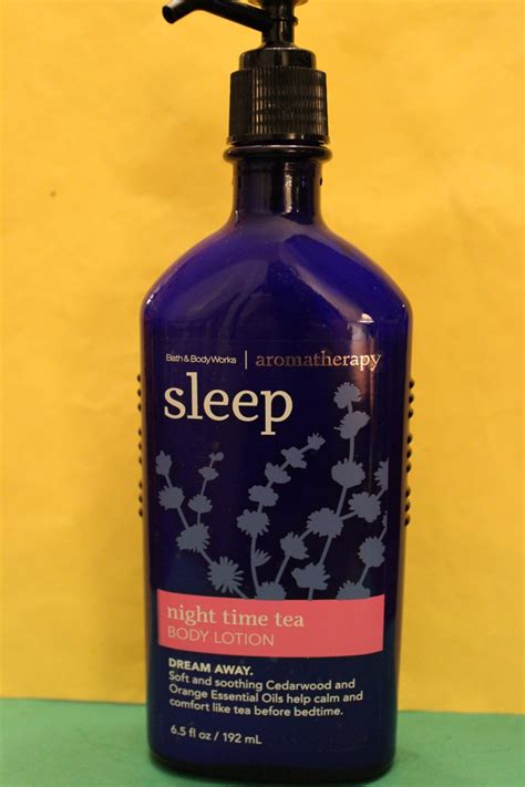 Bath & Body Works Aromatherapy Night Time Tea Sleep Body Lotion Large ...