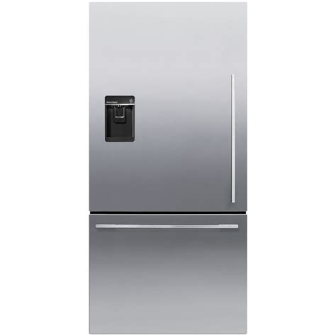 Fisher & Paykel 17.1-cu ft Counter-Depth Bottom-Freezer Refrigerator with Ice Maker (Fingerprint ...