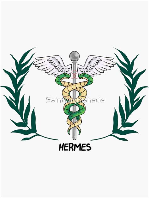 "Hermes Inspired Cabin Symbol" Sticker for Sale by SaintNightshade | Redbubble