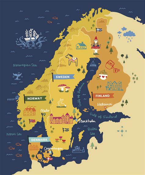 Scandinavian Gatherings: What Is Scandinavia? - Lulu the Baker