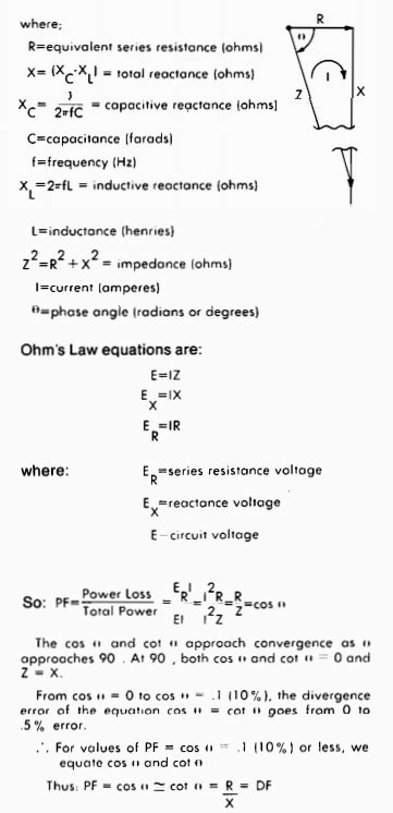 Dissipation Factor - Capacitors, a technical bulletin by Electrocube