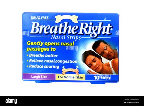 Breathe Right Nasal Strips Stock Photo - Alamy