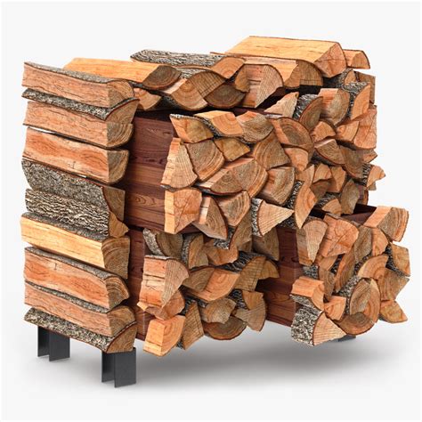 3d model facecord stack firewood