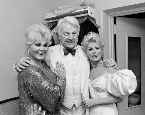 Eddie Albert & the Gabor sisters, Zsa Zsa & Eva. | Za Za Gabor