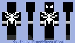 Black Spider-Man Minecraft Skin