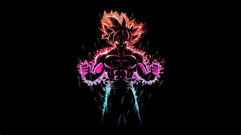 1920x1080 Resolution Dragon Ball Z Goku Ultra Instinct Fire 1080P Laptop Full HD Wallpaper ...