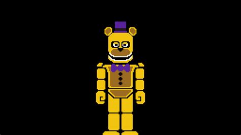 Pixilart - Fredbear Sprite by 445Nexus445