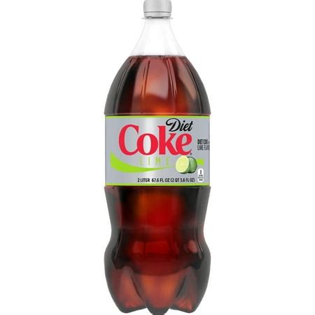 Diet Coke Lime Flavor Soda, 2 L - Walmart.com - Walmart.com