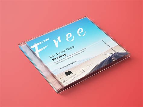 Free Plastic CD Disc Jewel Case Mockup PSD Set - Good Mockups