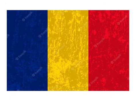 Premium Vector | Romania flag official colors and proportion Vector ...