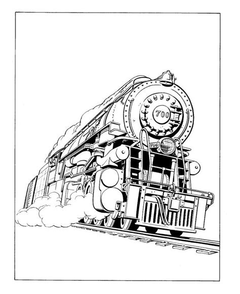 train and railroad coloring pages #train #coloring #pages | Train ...