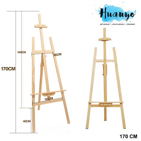 Apex Wooden Artist Painting Display Easel Stand (170CM)