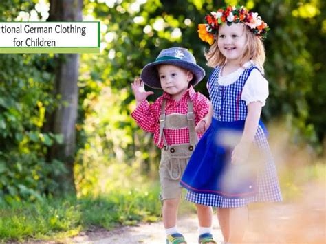 Traditional German Clothing for children- Dirndls and Lederhosen