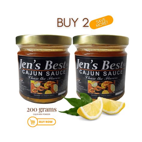 2 pcs Jens Best Cajun Seafood Sauce 200ml Cajun Seasoning Powder ...