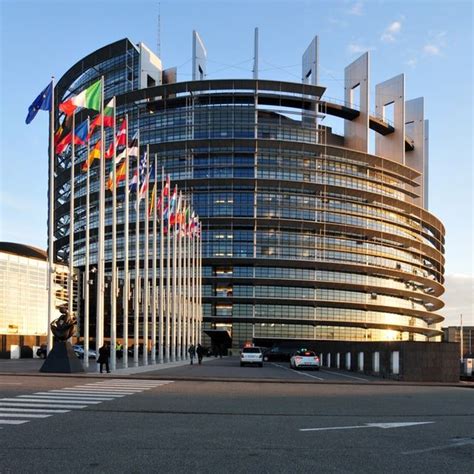 The European Parliament building. Over 100 members of the European Parliament and national ...