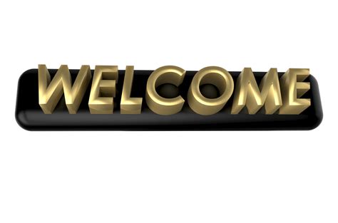 3D Welcome Banner PNG 13775672 PNG