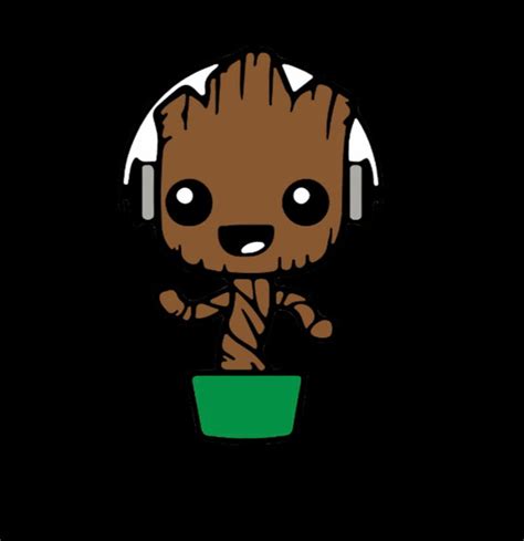 Baby groot headphones face mask | Etsy