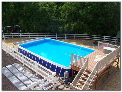 Above Ground Wooden Pool Deck Kits - Decks : Home Decorating Ideas ...