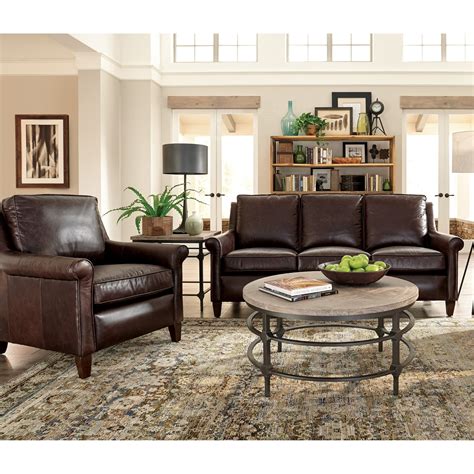 Dark Brown Leather Sofa Living Room : Our Favorite Ways To Decorate With A Brown Sofa | Boddeswasusi