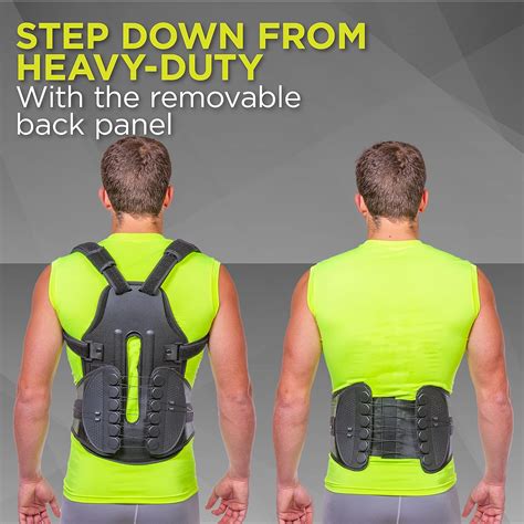 BraceAbility TLSO Full-Body Back Brace Support Hard Postural Clamshell ...