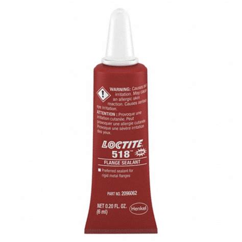 LOCTITE Anaerobic Gasket Sealant, -65 to 300°F Temp. Range, Full Cure 4 ...