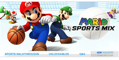 Mario Sports Mix - wii - Walkthrough and Guide - Page 1 - GameSpy