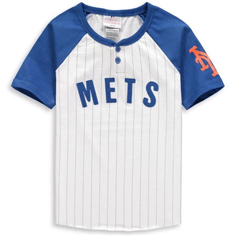 Youth New York Mets White/Royal Game Day Jersey T-Shirt