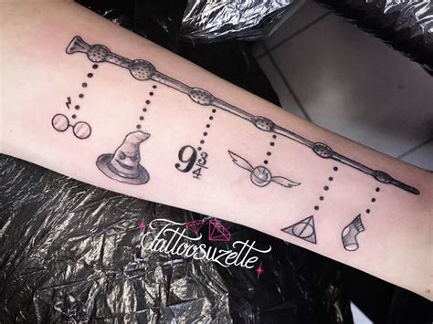 Harry potter wand tattoo | Harry potter tattoos, Wand tattoo, Outer ...