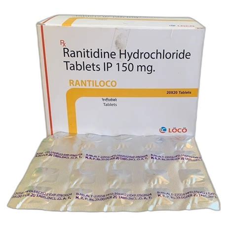 150mg Ranitidine Hydrochloride Tablets IP at Rs 120/box in Kala Amb ...