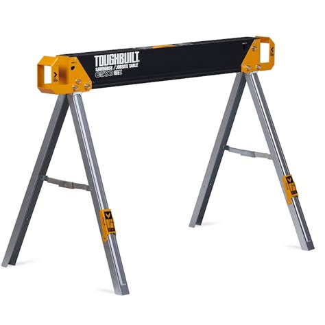 TOUGHBUILT C500 41.5-in W x 28.5-in H Steel Saw Horse (1100-lb Capacity) at Lowes.com