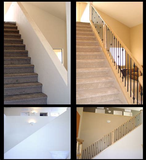 Stair remodel- before and after | For the Home | Pinterest