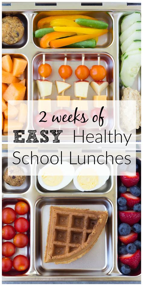10 Healthy School Lunches for Kids - Kristine's Kitchen