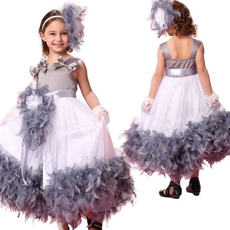 Aliexpress.com : Buy Fashion high quality feather girls special occasion dresses birthday gown ...