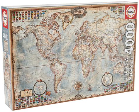 Educa World Map Puzzle 4000 | ubicaciondepersonas.cdmx.gob.mx