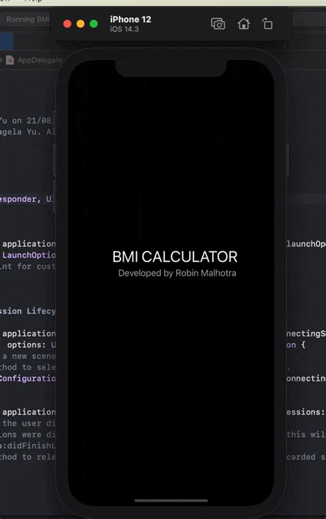 GitHub - RobinMalhotraa/BMI-Calculator: BMI IOS Application