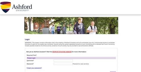 Portal access. The official Ashford University login page is online. Sign in to Student.Ashford ...