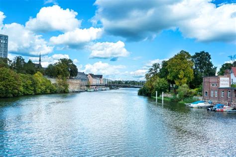 River Fulda near Kassel stock image. Image of fulda, beautiful - 17760729