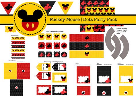 FREE Mickey Mouse Party Printables - Magical Printable