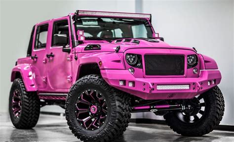 Pink Customized Jeep Wranglers