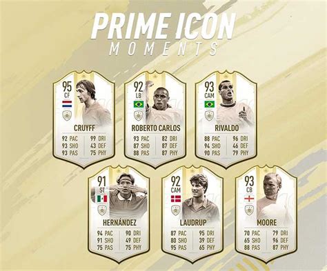 FIFA 19 Prime ICON Moments Guide and Player's List