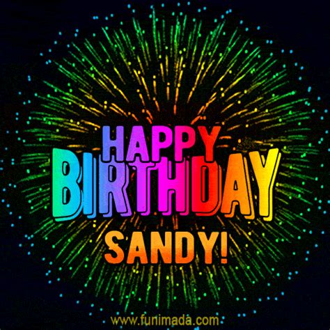 Happy Birthday Sandy GIFs - Download on Funimada.com