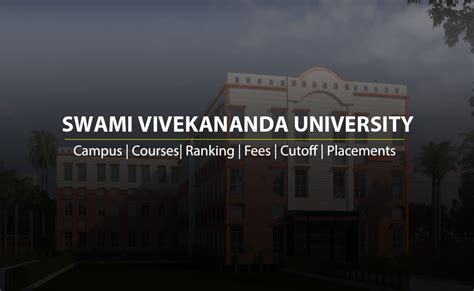 SWAMI VIVEKANANDA UNIVERSITY