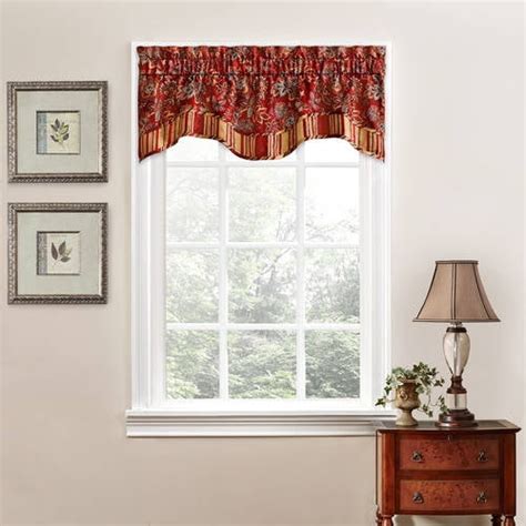 Traditions by Waverly Navarra Floral Window Curtain Valance - Walmart ...