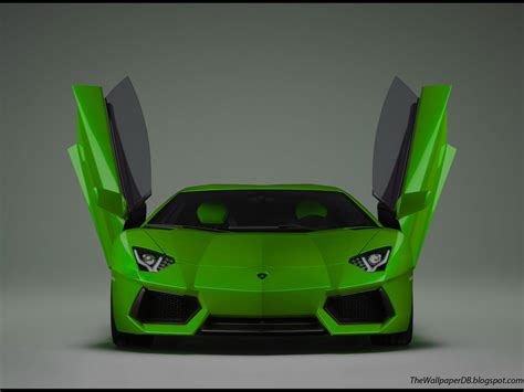 Lime Green Lamborghini Aventador New HD Wallpaper ~ The Wallpaper Database