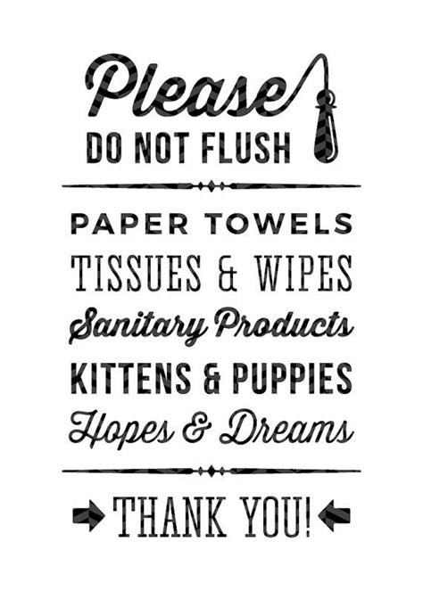 Funny PRINTABLE Bathroom Sign Do Not Flush Toilet Paper | ubicaciondepersonas.cdmx.gob.mx